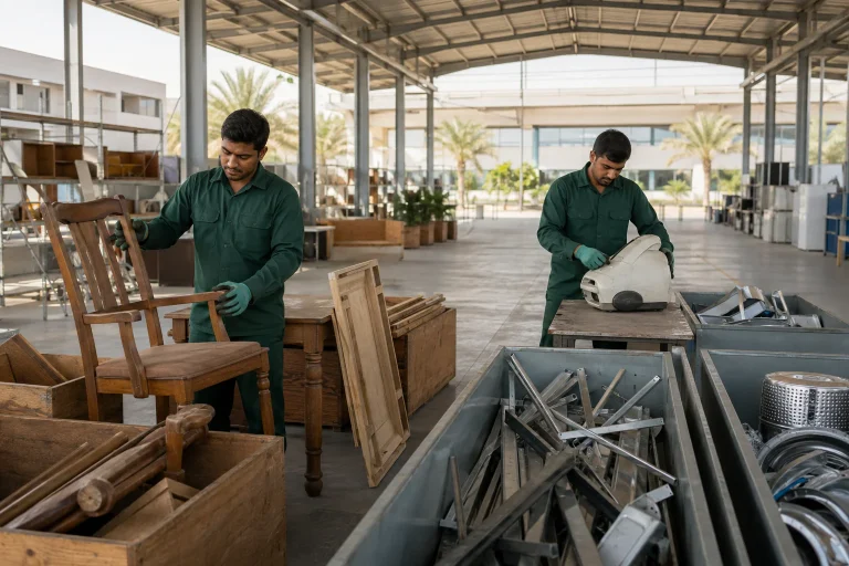 Responsible junk disposal and recycling in Dubai